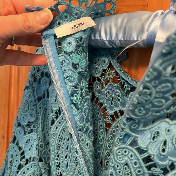 ERDEM Lyndell layered guipure-lace & mikado satin Dress - Picture 10 of 12